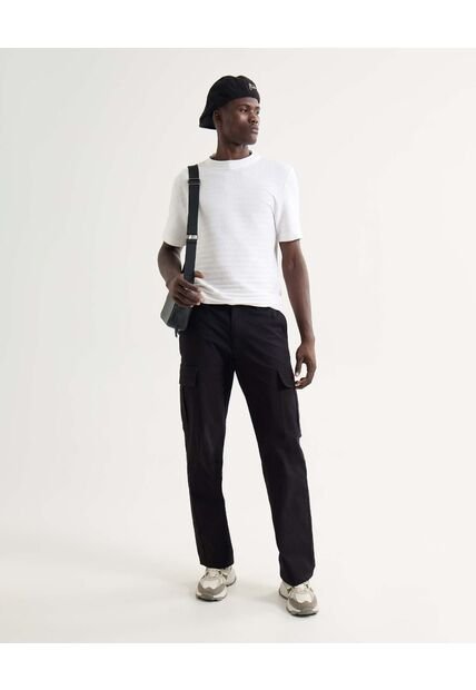 Camiseta Para Hombre Manga Corta Cuello Redondo Color Crudo Marca Seven Seven #45092676