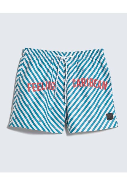 Pantaloneta Para Hombre De Baño Corta Color Azul Marca Seven Seven #45280080