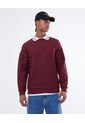 Buzo Para Hombre Cuello Redondo Color Vino Marca Seven Seven #45060673 de Seven Seven
