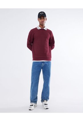 Buzo Para Hombre Cuello Redondo Color Vino Marca Seven Seven #45060673