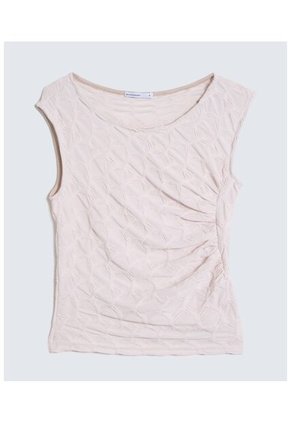 Camiseta Para Mujer Manga Corta Color Rosa Marca Seven Seven #28096103