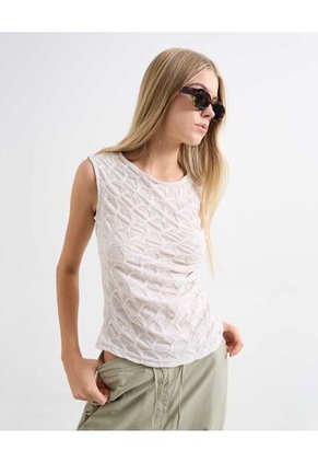 Camiseta Para Mujer Manga Corta Color Rosa Marca Seven Seven #28096103