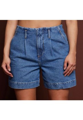 Bermuda Para Mujer Color Azul Medio Marca Seven Seven #28100048