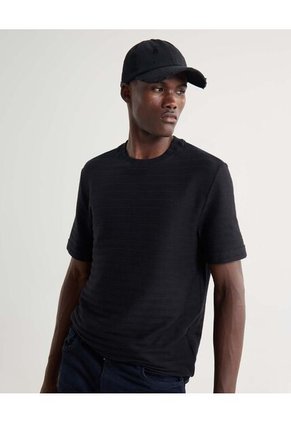 Camiseta Para Hombre Manga Corta Cuello Redondo Color Negro Marca Seven Seven #45092677