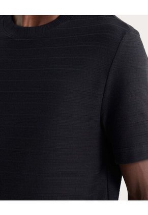 Camiseta Para Hombre Manga Corta Cuello Redondo Color Negro Marca Seven Seven #45092677