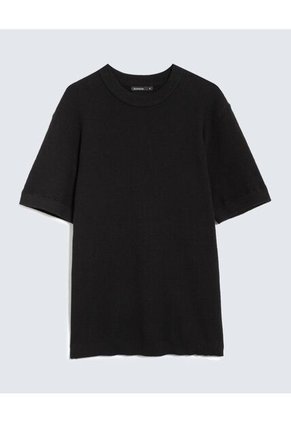 Camiseta Para Hombre Manga Corta Color Negro Marca Seven Seven #45092597