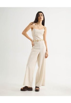 Enterizo Para Mujer Manga Sisa Color Crudo Marca Seven Seven #28320435