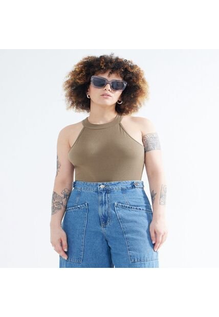 Camiseta Para Mujer Manga Sisa Color Verde  Marca Seven Seven #28095614