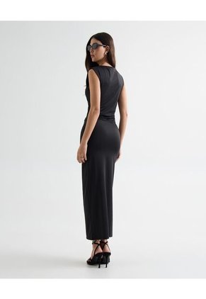 Vestido Para Mujer M/Sisa Largo Color Negro Marca Seven Seven #28171397