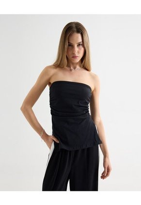 Camiseta Para Mujer Manga Sisa Moda Color Negro Marca Seven Seven #28096331