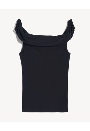 Camiseta Para Mujer Manga Corta Moda Color Negro Marca Seven Seven #28096335