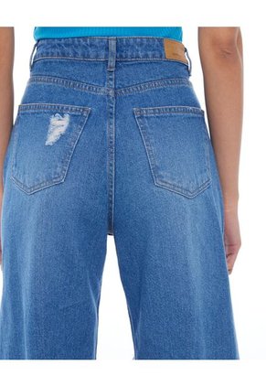 Jean Para Mujer Culotte Color Azul Medio Marca Seven Seven #28160705