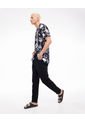 Camisa Para Hombre Manga Corta  Color Negro Marca Seven Seven #45011838 de Seven Seven