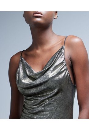 Vestido Para Mujer Manga Sisa Color Amarillo  Marca Seven Seven #28171213