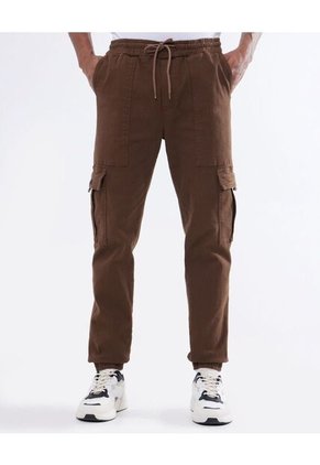 Pantalon Para Hombre Jogger Color Cafe Oscuro Marca Seven Seven #45071034