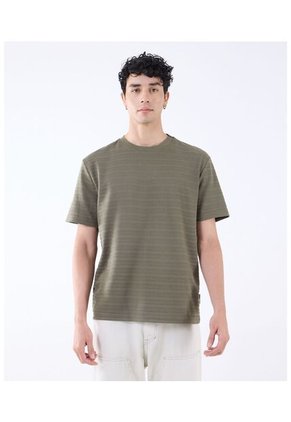 Camiseta Para Hombre Manga Corta Color Verde Claro Marca Seven Seven #45092599