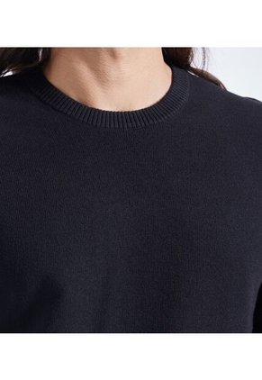 Saco Para Hombre Cuello Redondo Color Negro Marca Seven Seven #45330215