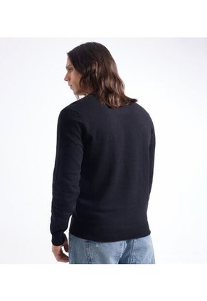 Saco Para Hombre Cuello Redondo Color Negro Marca Seven Seven #45330215