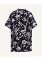 Camisa Para Hombre Manga Corta  Color Negro Marca Seven Seven #45011838 de Seven Seven