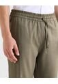 Pantalón Encauchado Straight  Para Hombre Verde Seven Seven de Seven Seven