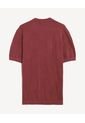 Camiseta Tejida Texturizada  Para Hombre Vino Seven Seven de Seven Seven