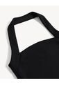 Top Halter Cuello Choker Sin Espalda  Para Mujer Negro Seven Seven de Seven Seven