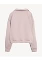 Buzo Cuello Tipo Polo Half Zipper  Para Mujer Taupe Seven Seven de Seven Seven