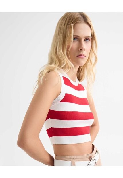 Camiseta Para Mujer Manga Sisa Color Rojo Marca Seven Seven #28096161