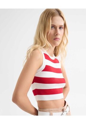 Camiseta Para Mujer Manga Sisa Color Rojo Marca Seven Seven #28096161