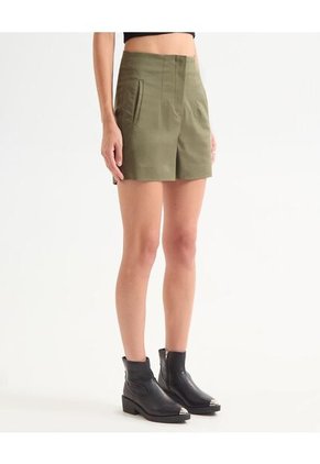 Short Para Mujer Color Verde Oliva Marca Seven Seven #28191052