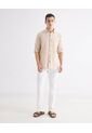 Jean Regular Tono Blanco  Para Hombre Blanco Seven Seven de Seven Seven
