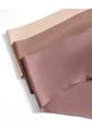 Pack Hipster X3 Sin Costura Corte Invisible X3 Para Mujer Taupe Seven Seven de Seven Seven