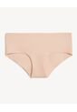 Pack Cachetero X3 Sin Costura Cobertura Media X3 Para Mujer Crema Seven Seven de Seven Seven