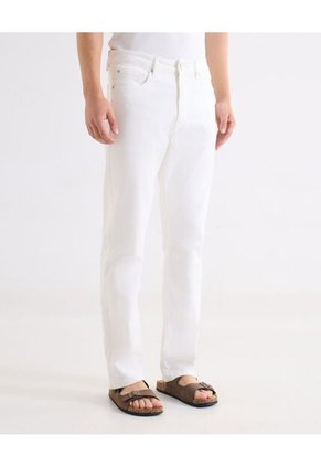 Jean Regular Tono Blanco Para Hombre Blanco Seven Seven
