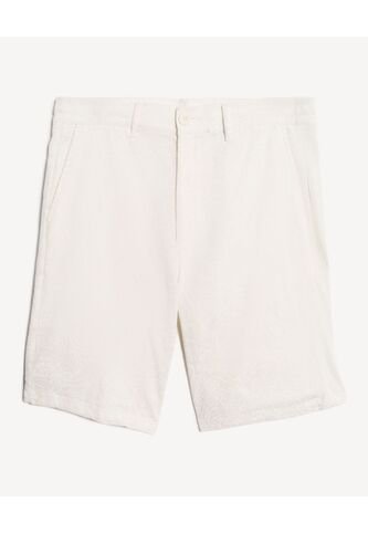 Bermuda Rustica Floral  Para Hombre Blanco Seven Seven Seven Seven
