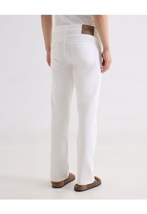 Jean Regular Tono Blanco Para Hombre Blanco Seven Seven