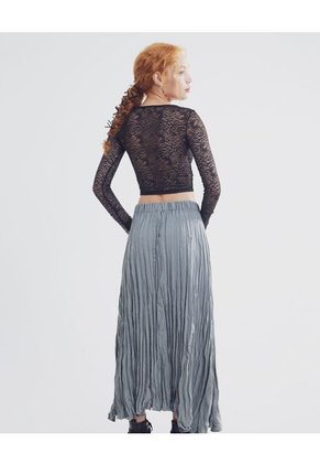 Falda Para Mujer Largo Color Gris  Marca Seven Seven #28140876