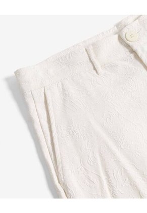 Bermuda Rustica Floral  Para Hombre Blanco Seven Seven