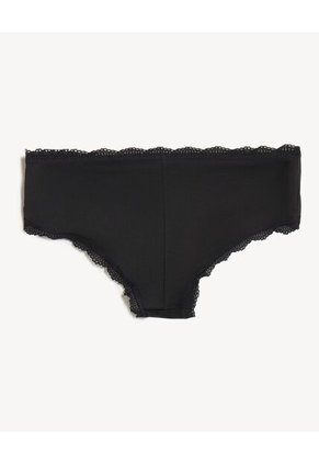 Pack Hipster X3 Con Encaje Y Lazo X3 Para Mujer Crema Seven Seven