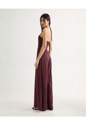 Enterizo Para Mujer Manga Sisa Color Vino Marca Seven Seven #28320432