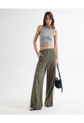 Camiseta Para Mujer Manga Sisa Cuello Redondo Color Gris  Marca Seven Seven #28096229