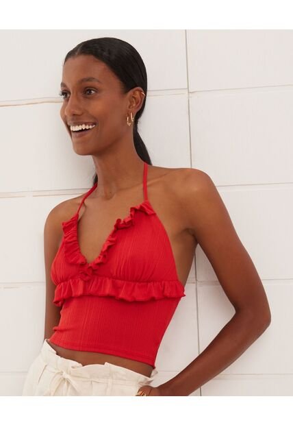 Camiseta  Para Mujer Manga Sisa Color Rojo Marca Seven Seven #28094986