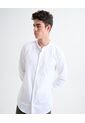 Camisa Para Hombre Manga Larga Cuello Neru Color Blanco Marca Seven Seven #45012117 de Seven Seven