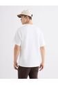 Camiseta Regular Con Cortes Laterales  Para Hombre Blanco Seven Seven de Seven Seven
