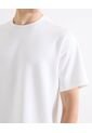 Camiseta Regular Con Cortes Laterales  Para Hombre Blanco Seven Seven de Seven Seven