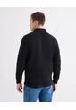 Chaqueta Bomber En Gamuza  Para Hombre Negro Seven Seven de Seven Seven