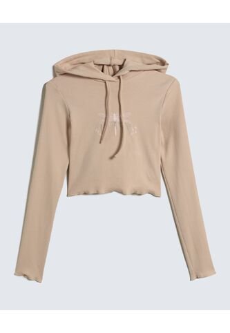 Crop Top Para Mujer Manga Larga Color Beige Marca Seven Seven #28095875 Seven Seven