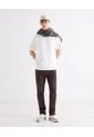 Camiseta Regular Con Cortes Laterales  Para Hombre Blanco Seven Seven de Seven Seven