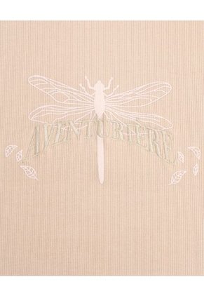 Crop Top Para Mujer Manga Larga Color Beige Marca Seven Seven #28095875