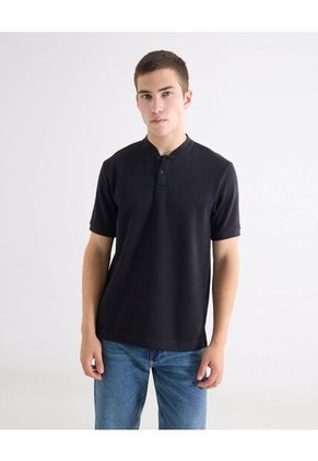 Polo Regular Basica Para Hombre Blanco Seven Seven
